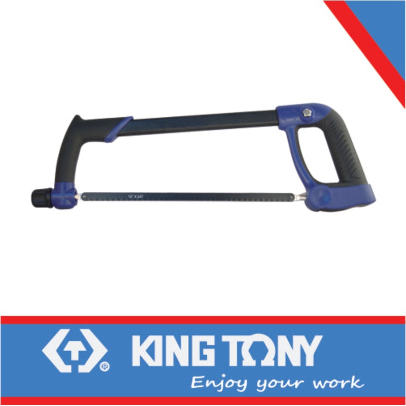 KING TONY HACKSAW FRAME ADJUSTABLE BLUE & BLACK 300MM 7921-12