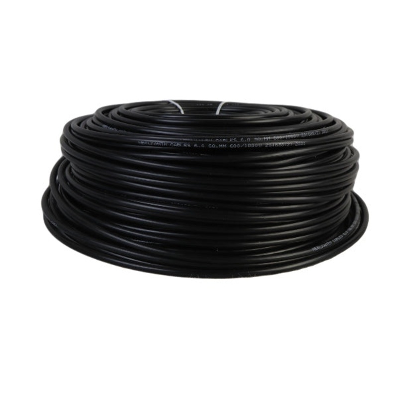 NEELKANTH STRANDED CONDUCTOR UNSHEATHED WIRES BLACK 6 SQMMX 1 CORE 600/1000V CBWST601CY-BK
