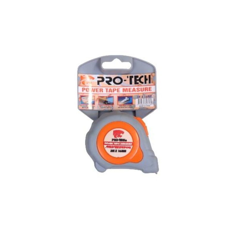 PROTECH MEASURING TAPE STEEL 3MX16MM 303169