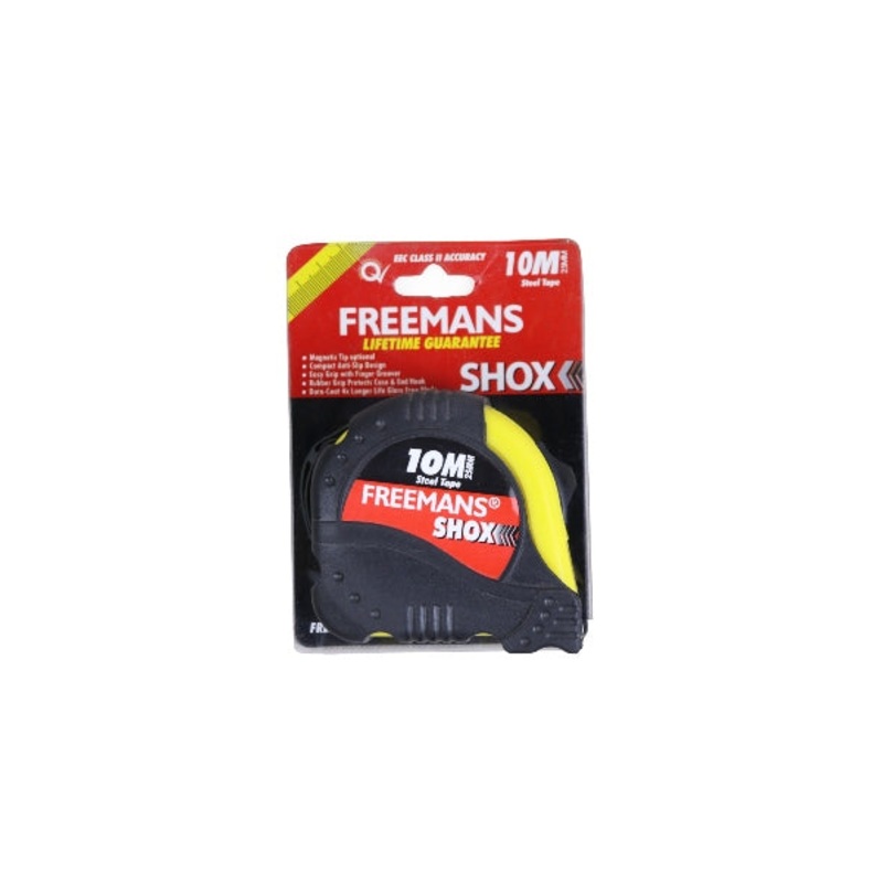 FREEMAN MEASURING TAPE STEEL 10MX25MM FRE2330/SH10
