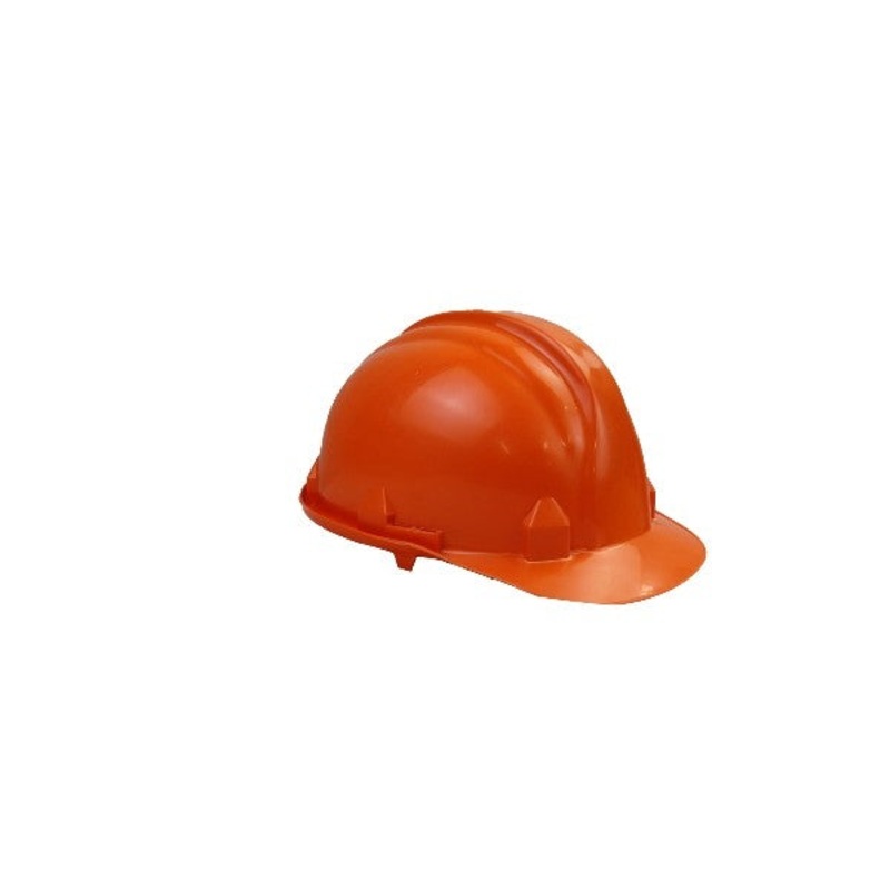 SAFETY HELMET WITH STRAP ORANGE