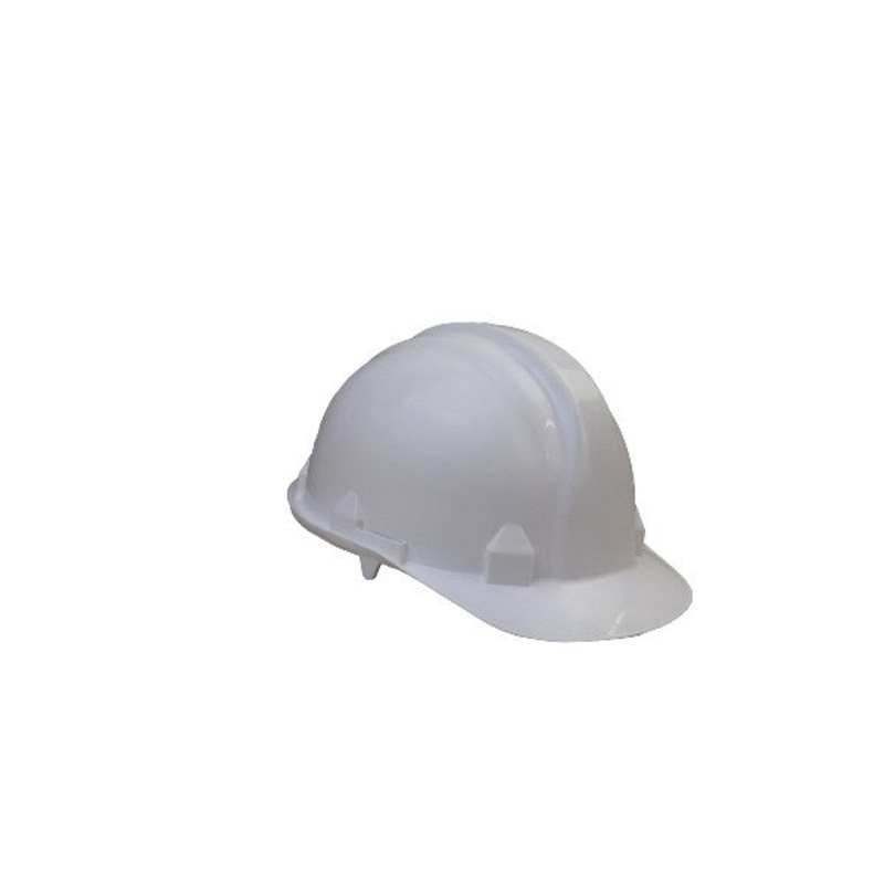 SAFETY HELMET WITH STRAP WHITE