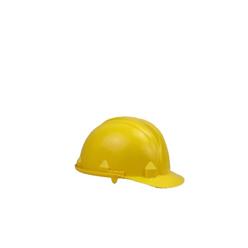 SAFETY HELMET WITH STRAP YELLOW