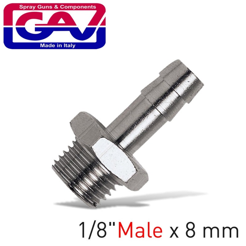 GAV HOSE ADAPTOR 8MMX1/8 M GAV1233-3
