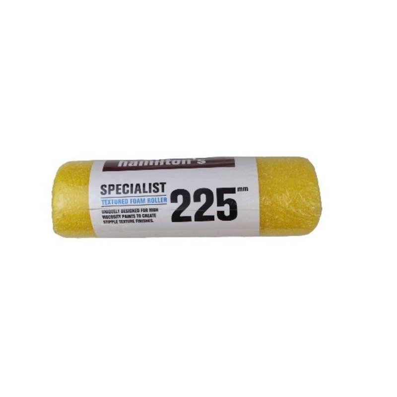 HAMILTON PAINT ROLLER REFILL FOAM TEXTURED 225MM