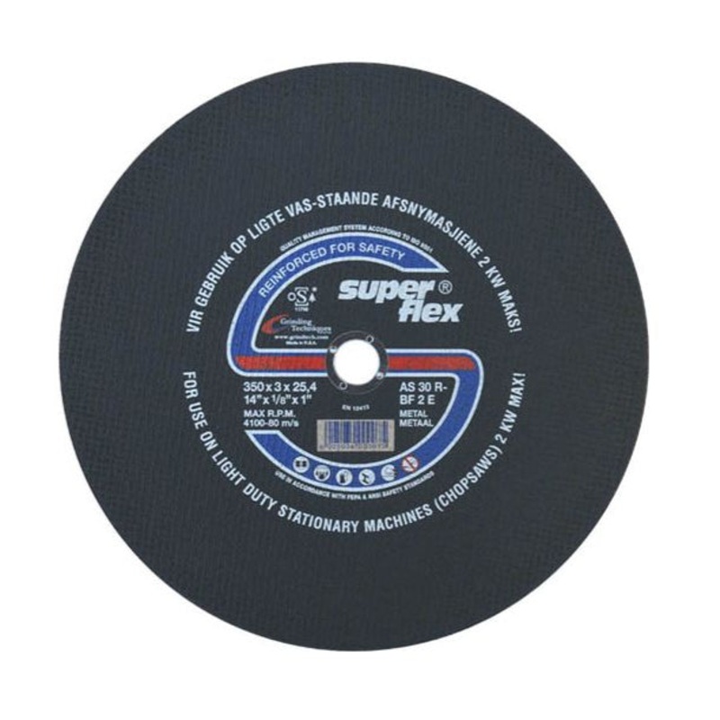 SUPER FLEX CUTTING DISC 350X3X25.4MM AS30R BF2E