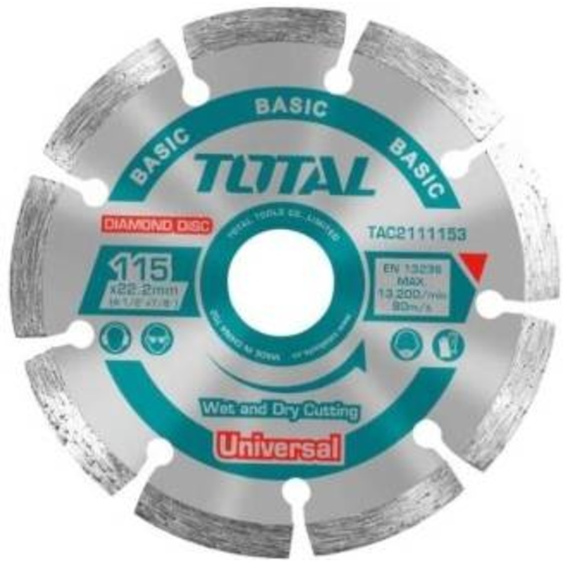 TOTAL DIAMOND DISC DRY 4.5 115MM TAC2111153
