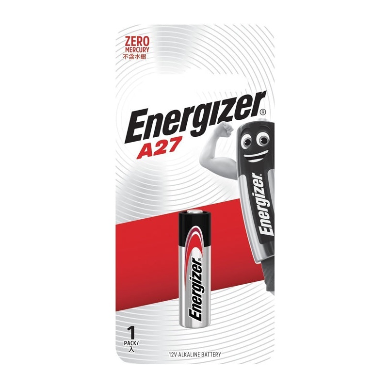 ENERGIZER BATTERY ALKALINE 12 V A27 BP1