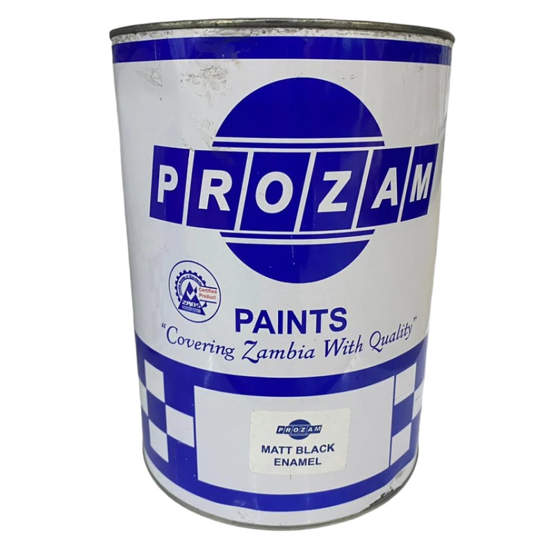 PROZAM ENAMEL MATT BLACK 1L