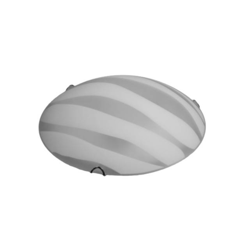 RADIANT CEILING LIGHT ZEBRA STREET CHROME 300MM JE13