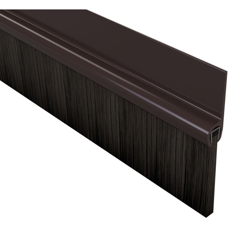 ROBUSTLINE DOOR BOTTOM SEAL RUBBER BROWN 1M