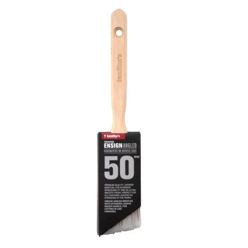 HAMILTON PAINT BRUSH ENSIGN ANGLED 50MM 9120