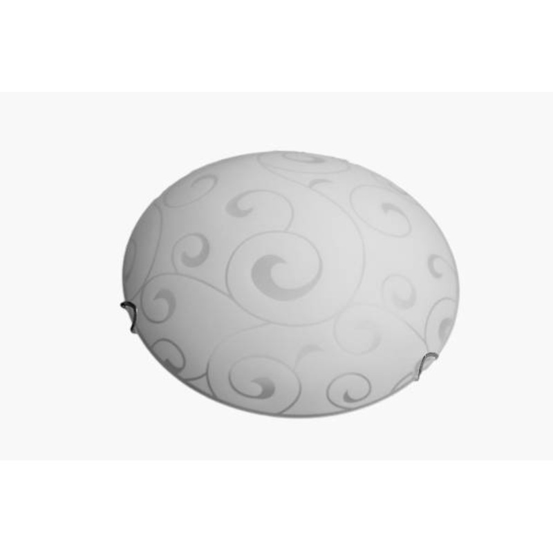 RADIANT CEILING LIGHT STEM STREET CHROME 400MM RC99CH