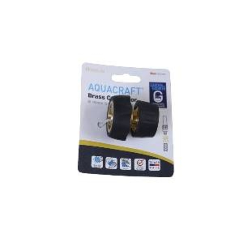 AQUA HOSE CONNECTOR AQUACRAFT BRASS 5/8-3/4 AQ660280