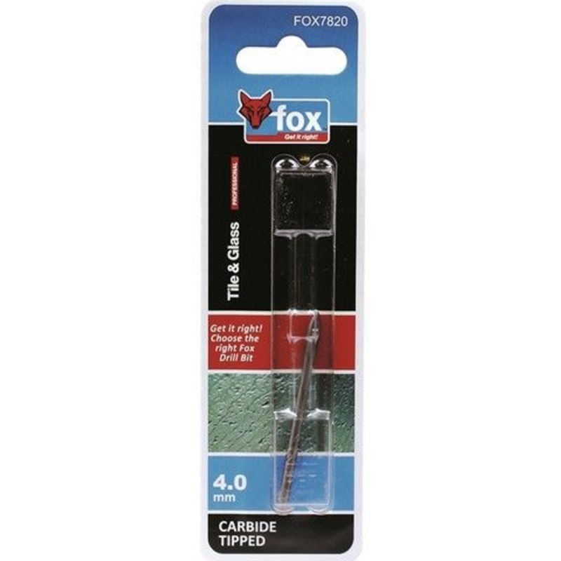 FOX TOOLS TILE & GLASS CUTTER CARBIDE TIPPED 4MM FOX7820