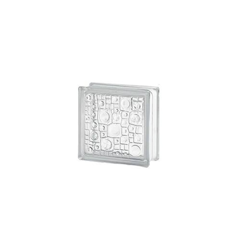 JINCHUA GLASS BLOCK RAIN CLEAR 190X190X80MM