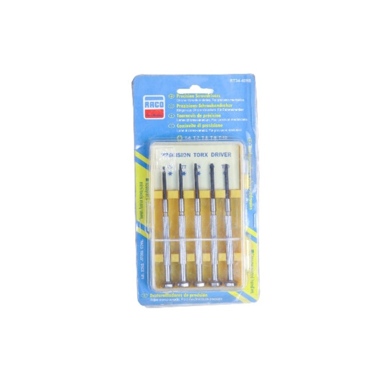 RACO PRECISION SCREWDRIVER SET STEEL RT/34-409B