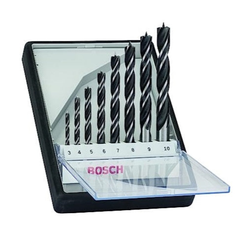 BOSCH DRILL BIT SET ROBUSTLINE BRAD POINT 8PCS 2607010533