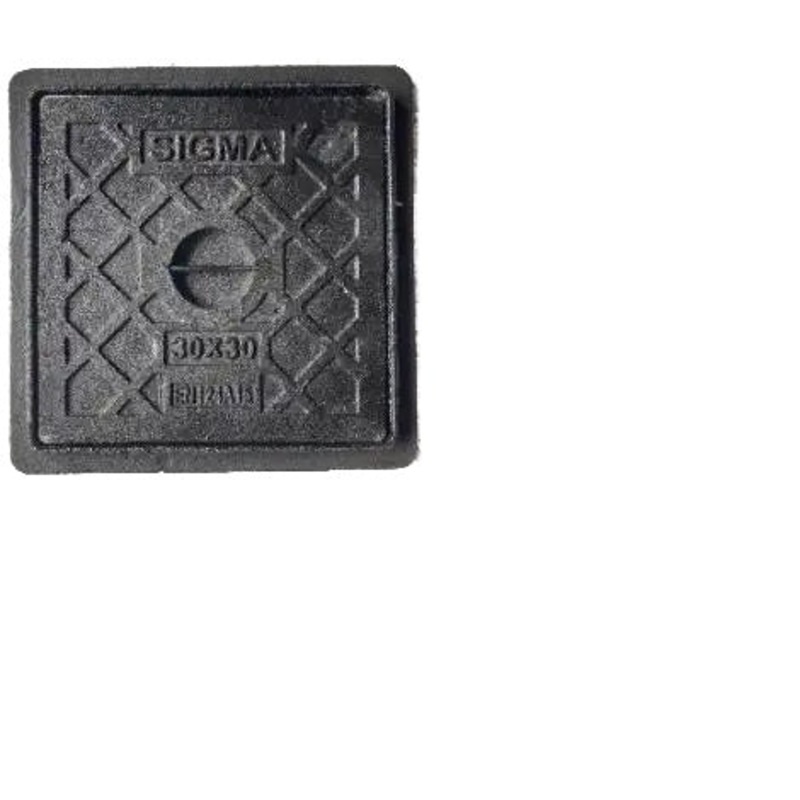 KING MANHOLE COVER METAL MEDIUM DUTY BLACK SIGMA 30X30