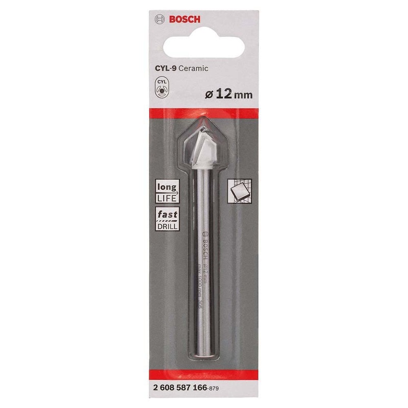 BOSCH TILE DRILL BIT CYL-9 CERAMIC 12X90MM