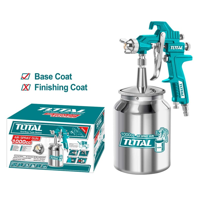 TOTAL AIR SPRAY GUN 1000CC TAT11005