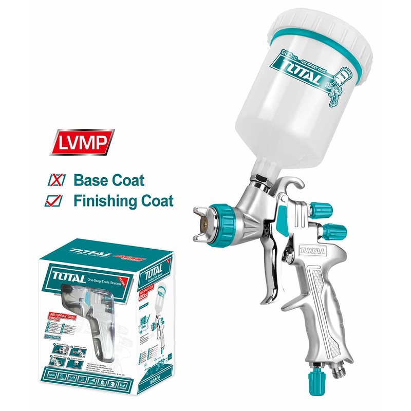 TOTAL SPRAY GUN 600CC TAT10605