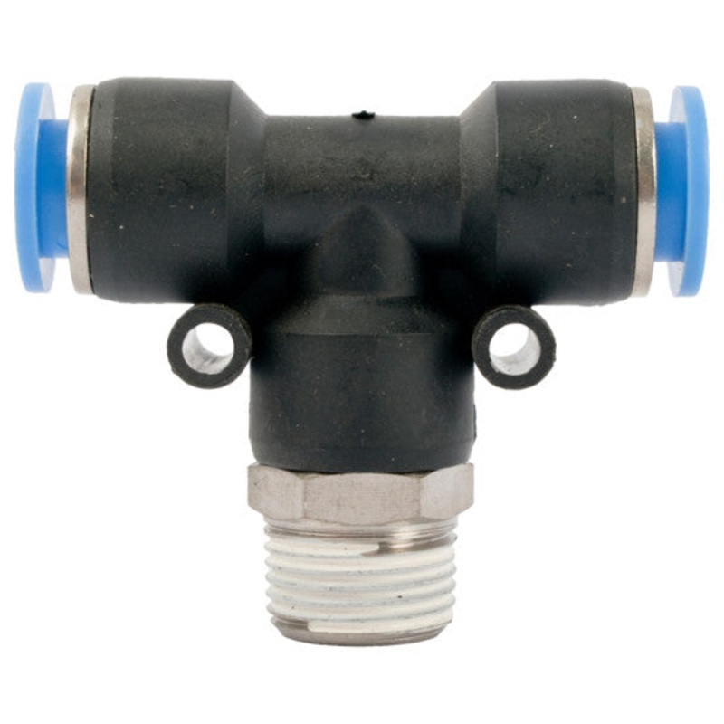 AIRCRAFT PU HOSE FITTING TEE 10MM 3/8 M SPB10-03