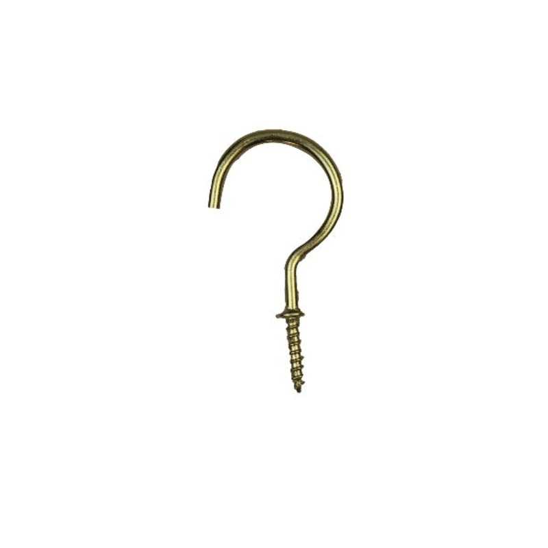 CUP HOOK BRASS 2