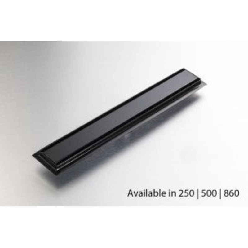 GIO PLUMBING SHOWER CHANNEL SOLID MATT BLACK A1017-500MB