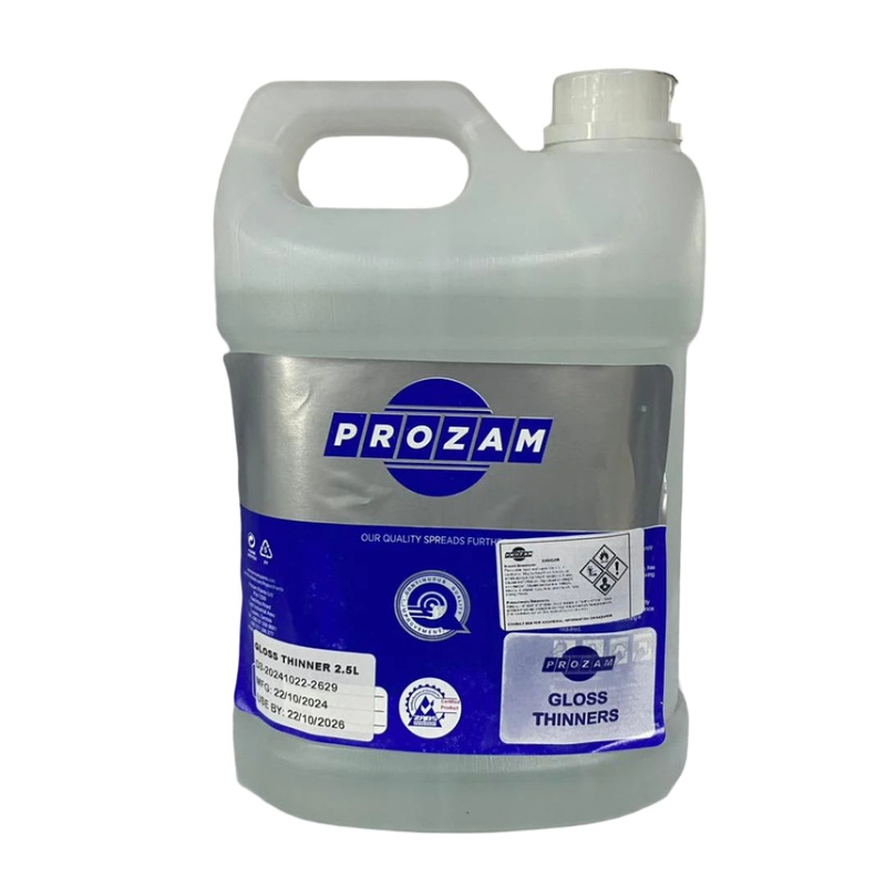 PROZAM THINNERS GLOSS 2.5L