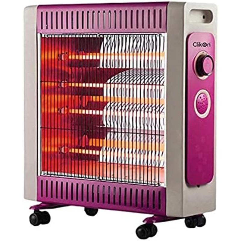 CLIKON QUATRZ HEATER 1100W/2200W WITH WHEEL/SAFETY CK4206