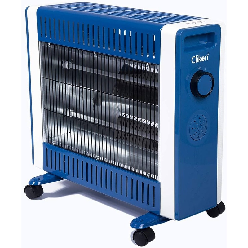 CLIKON QUATRZ HEATER 750W/1500W WITH WHEEL/SAFETY CK4207