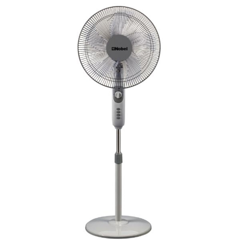 NOBEL STAND FAN 3 BLADE WITH TIMER GREY 16 NF145