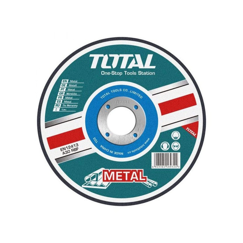 TOTAL CUTTING DISC ABRASIVE METAL 9”X1.6X22MM TAC2162301