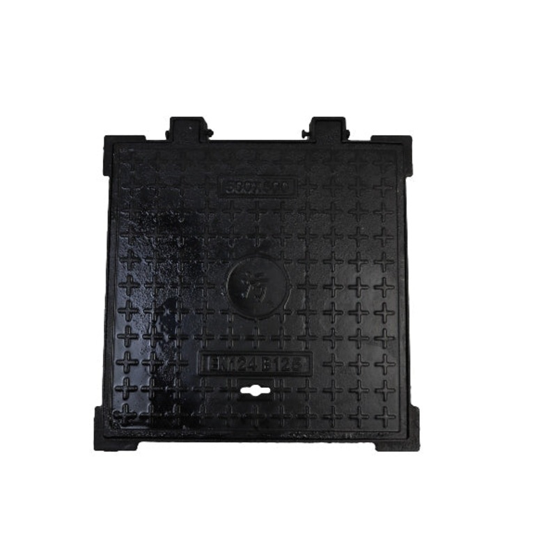 SAR MANHOLE COVER METAL BLACK LIGHT DUTY LC 60X60