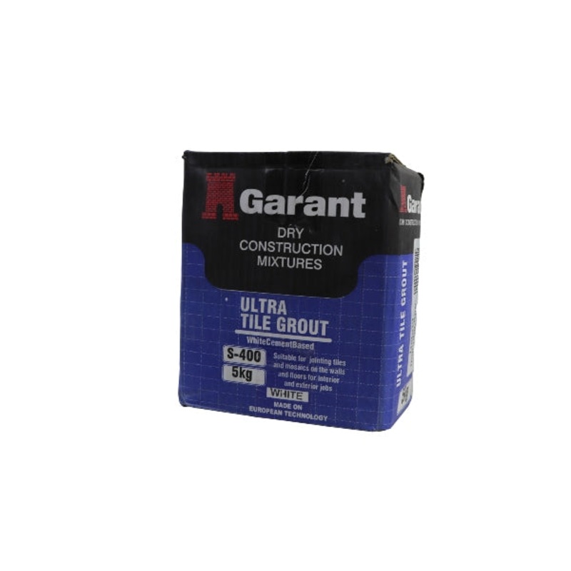 GARANT TILE GROUT WHITE 5KG