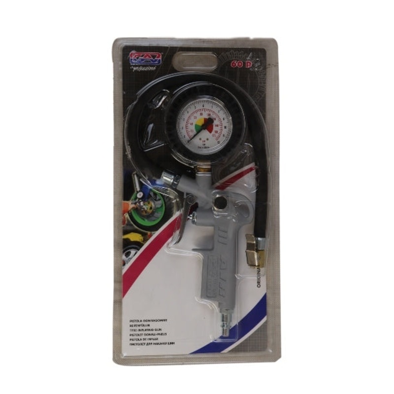 GAV TYRE INFLATOR AND GAUGE 12 BARS GAV60D