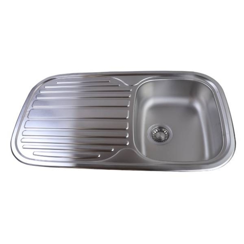 FRANKE SINK SINGLE BOWL STAINLESS STEEL QLX 611 900X500X166MM 310560