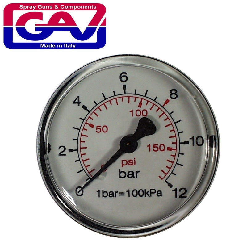 GAV REAR PRESSURE GAUGE 50MM 1/8 GAVM50R-1
