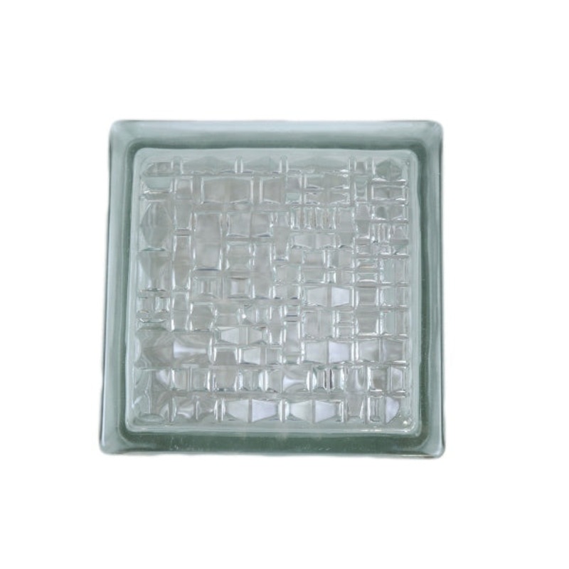 JINCHUA GLASS BLOCK MOSAIC PATTERN 190X190X80MM