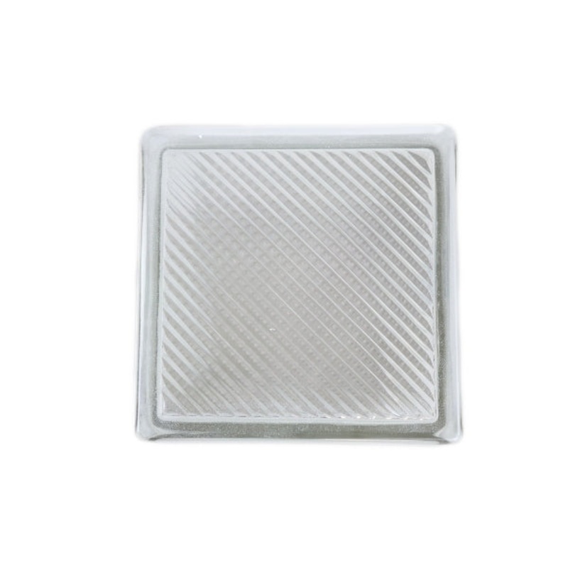 JINCHUA GLASS BLOCK OBLIQUE LINE 190X190X80MM