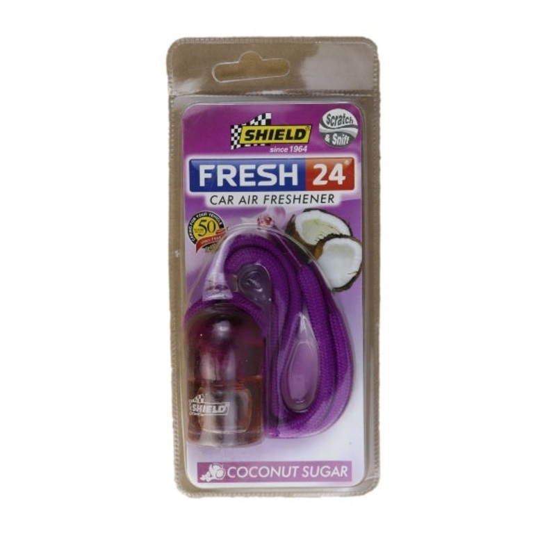 SHIELD CAR AIR FRESHNER COCONUT SUGAR 7ML SH401