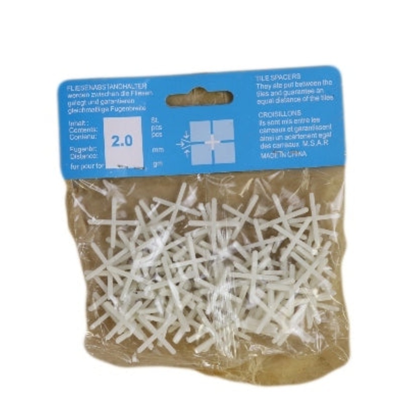 TILE SPACERS 2MM (PACK OF 100)