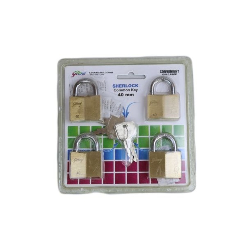 GODREJ PADLOCK SHERLOCK 4 IN 1 40MM