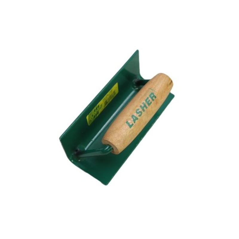 LASHER TROWEL CORNER COVE INSIDE WOODEN HANDLE 150MM FG10184