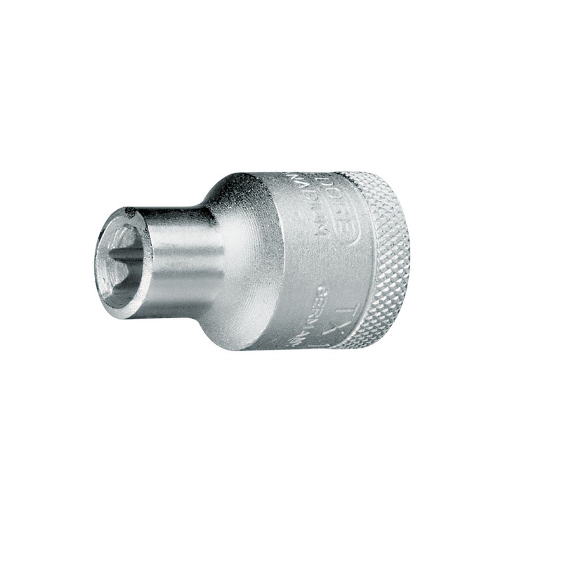 GEDORE SOCKET TORX EXTERNAL 1/2 E10 TX19