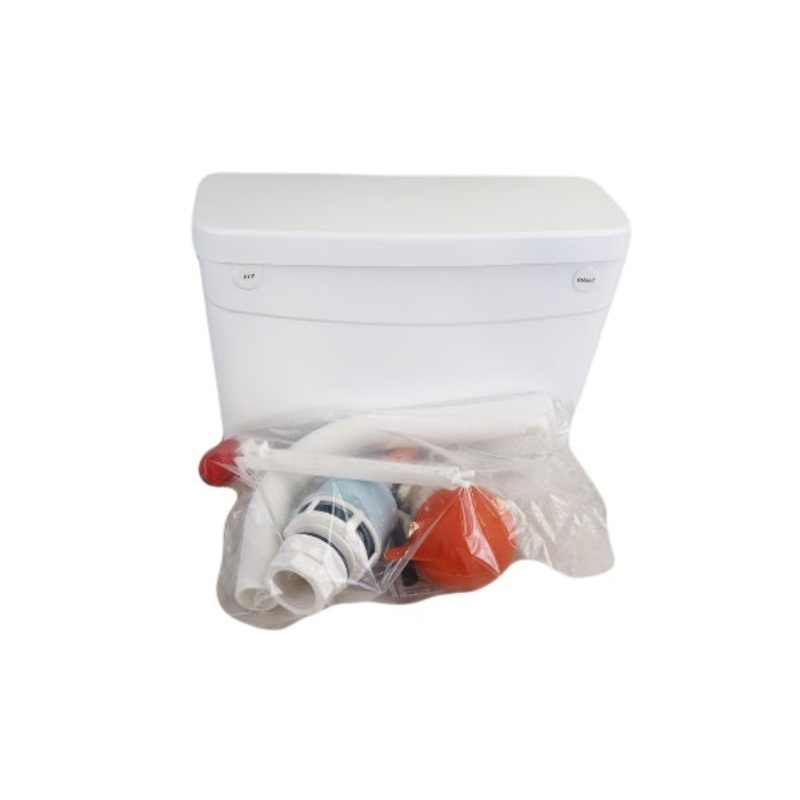 TOILET CISTERN PVC WHITE L/L