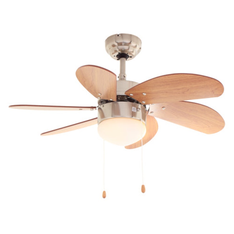 EUROLUX SWIRL CEILING FAN TURBO 6 BLADES CHERRY F7SCCH