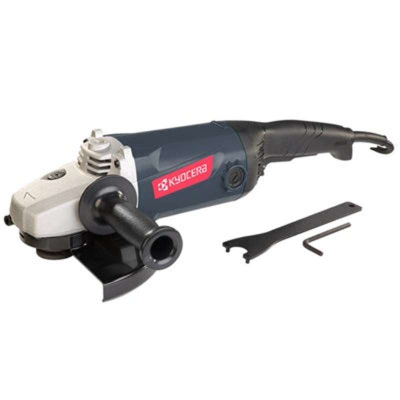 KYOCERA ANGL GRINDER 230MM 2200W W/CUT BRUSHES+DUST FILTER AG-232