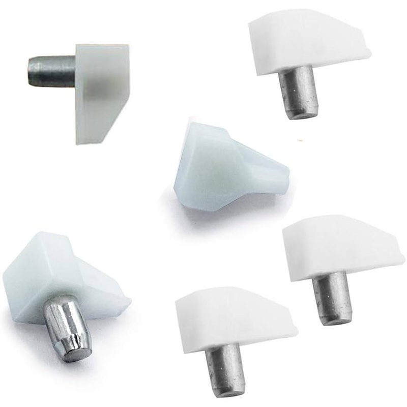 ROCO SHELF SUPPORT PAIREPACK WHITE WITH STEEL PIN PER 10 RPAIREM26WH10